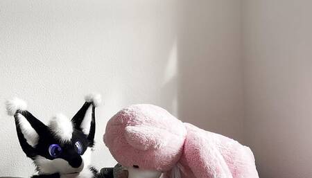 Furry Fursuit Coudle and Fuck Giant Plush Bear Plushophilia Plushie