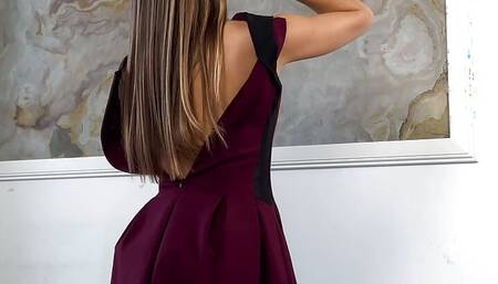 Behind The Scenes: Talia Mint Dressing Up