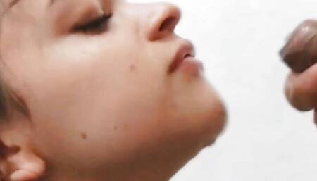 Beautiful petite Latina shows her best blowjobs Stepdad fantasies