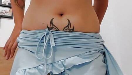 Amateur teen masturbating for you