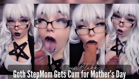 Goth Step-Mom Gets Cum for Mother's Day