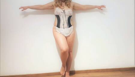 Lilly Martini shows off her big ass and tits