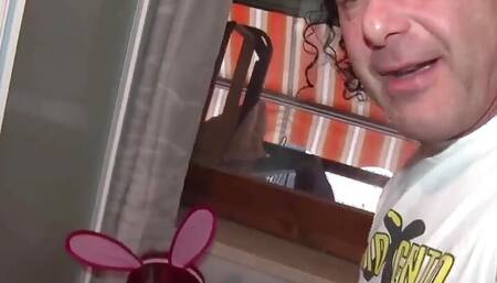Stockings, big mouth for real big cocks, homemade sex!