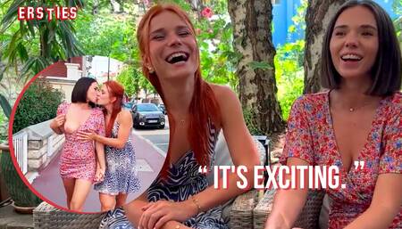 Ersties - Clemence & Eve Do Naughty Lesbian Things In Public