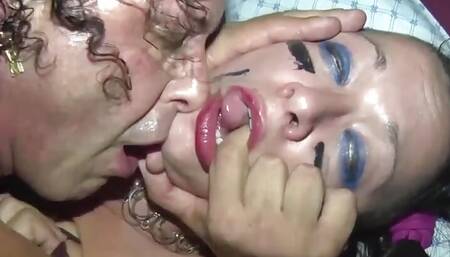 Orgy with a pair of nasty sluts who like anal sex