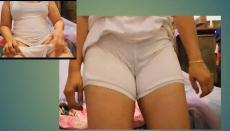 Asian girl solo fun