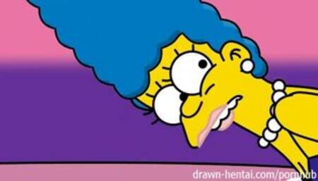 Simpsons Porn - Marge and Artie afterparty
