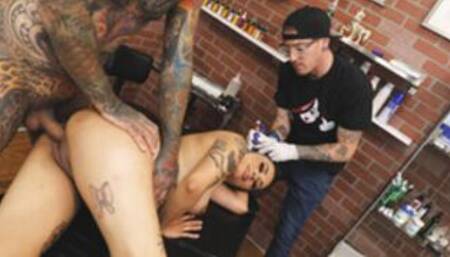 Newbie Jada Cruz Adds to her Ink Collection With a Face Tattoo and Hard Fucking