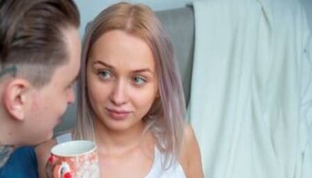 Angelic blonde with good body Bernie Svintis screwed from behind