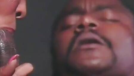 Stuunging Ebony Floozie Jeannie Pepper Works as Pole Dancer and Invites Sometimes Interested Gentlemen to Visit Vip Room