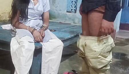 First time indian cute girlfriend outdoor sex desi sex