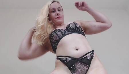 I Humiliate Your Tiny Penis with Insults and Laughing, Making You Get on Your Knees to Worship and Kiss My Feet.