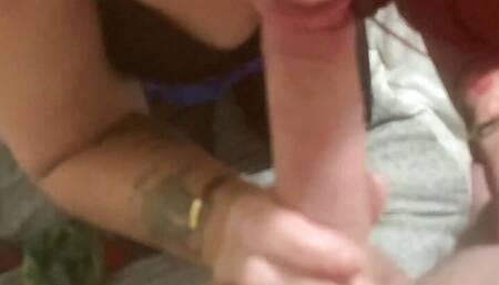 Hot Red Head With Hot Red Lips Gives Me A BlowJob Too Remember Rude Naughty Girl