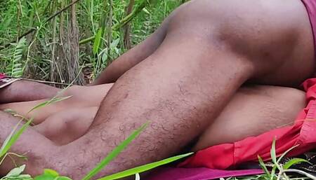 Someone fucked my pussy in the forest, he dropped his semen in my pussy