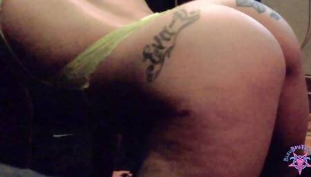 Sexy pawg blonde milf teasing in sexy lingerie with long black suede high heels getting her tight asshole rimmed & tonged fucked