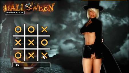 Halloween Hot Pumpkin Tic Tac Toe by Misskitty2k Gameplay