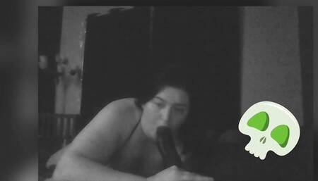 Great Mouth on This Big White Whore