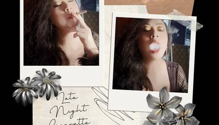 Late Night Cigarette - Smoking Cork 100s - RP and POV - Audible