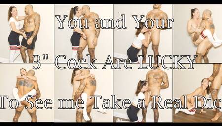 Getting Fucked by a Real Man's Cock While You Just Watch