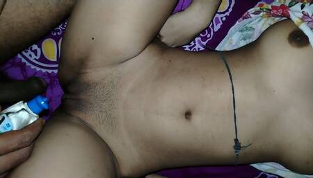 Jija Fucked me with Big Cock to Using Coconut Oil to Put his Big cock