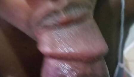 Sucking on a Big Dick! Massive Monster Cock Full My Mouth