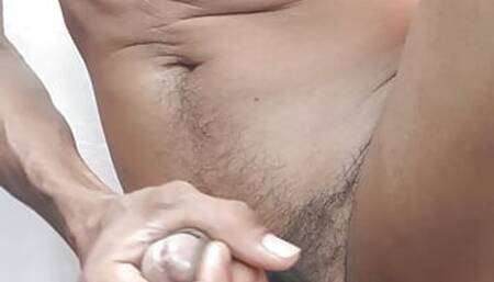 Big Black Cock Handjob Massage