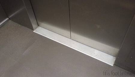 Fifi smashing her foot and toes in an elevator door, walking barefoot in the parking garage, then driving and talking about her experience *new*