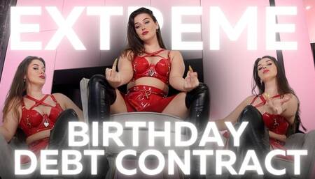 Sophia Truee's EXTREME Birthday Debt Contract