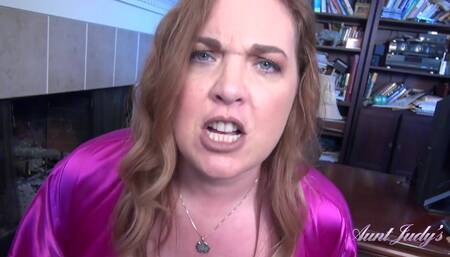Auntjudys - Your Busty MILF Step-aunt Denise Gives You a Handjob (pov)