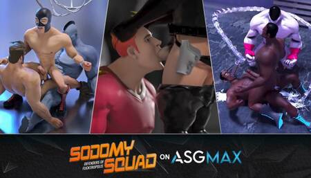Animated Series Sodomy Squad Compilation - ASGmax