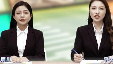 ModelMedia Asia - The mouths of news anchors are designed to deliver the news and take your dick