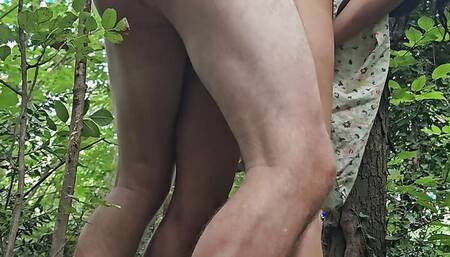 She Picked Me Up And Took Me Into The Woods To Fuck My Tight Pussy - LustTaste 4K