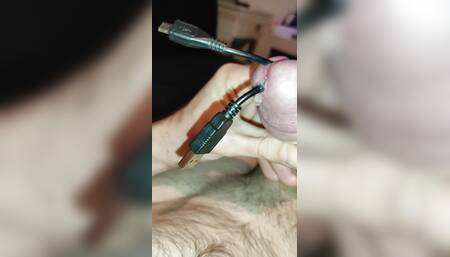 Masturbating with a tube until I