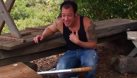 Cheyenne Jewel Invites a Pervert in and Fucks in Front of Husband