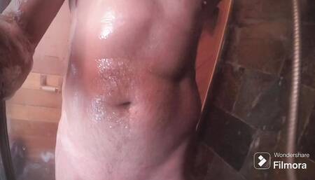 My Hottest Soapiest Shower POV Fat Cock Cumming