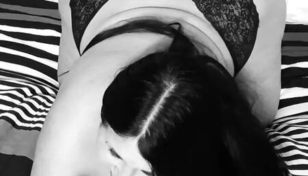 Suck dick Latina Mom Big Ass seducing in bed Stepson