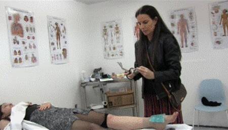 Kobe Lee's Annual Physical With Doctor Arielle Lane - Medical Clinic Medical Exam With Sprained Knees And Sprained Ankles