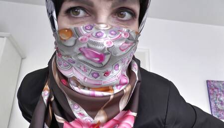 Cloth Mask and Headscarf Styling