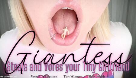 Giantess Steals and Vores your Tiny Girlfriend - HD - The Goddess Clue, Giantess Vore, Tiny Woman, Belly Fetish, Girlfriend Swallowed Whole While You Watch