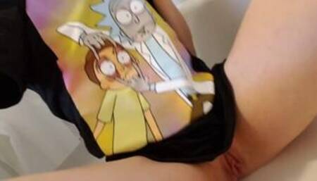 Pissing On Rick and Morty