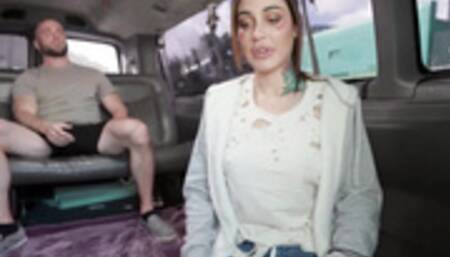 Homeless girl is begging for money