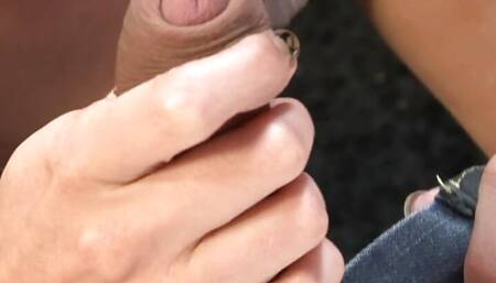 Cute teen Tiffany Naylor riding cock in her sneakers