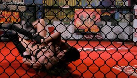 Lora Cross vs Irene Silver - Female Wrestling Cage Match - WAOF2023
