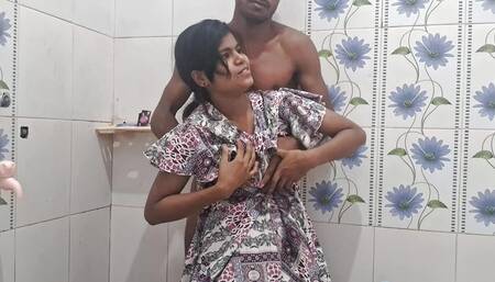 Desi Bhabhi at Discount Left the Neighbor's Husband Outside All Night and Became the Mayor