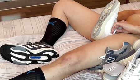 Hot Session with Hot Sneakers