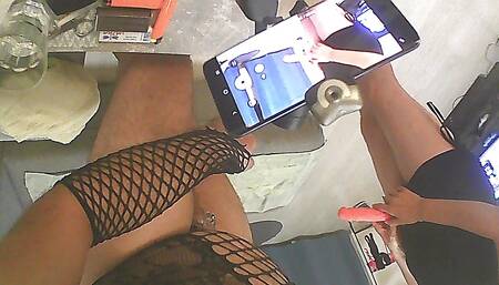 Pink Strapon 1st person POV