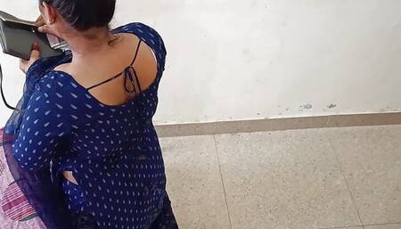 Hot desi maid was caught stealing in the house and in return gave his cock in her mouth and fucked her hard The maid started