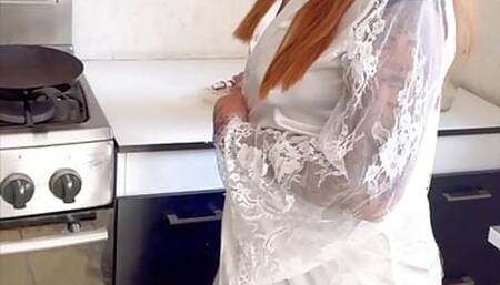 POV MATURE SEDUCES ME WHILE WAITING FOR HER STEPSON