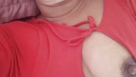 MY LOVER IS A HORNY WHORE!! SHE WOKE UP WITH WET PANTIES AND HARD TITS