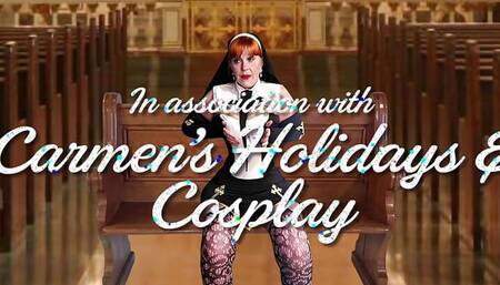 Granny Nun Mary Carmen's Heretical Suck & Fuck Creampie with Monsignor Michael